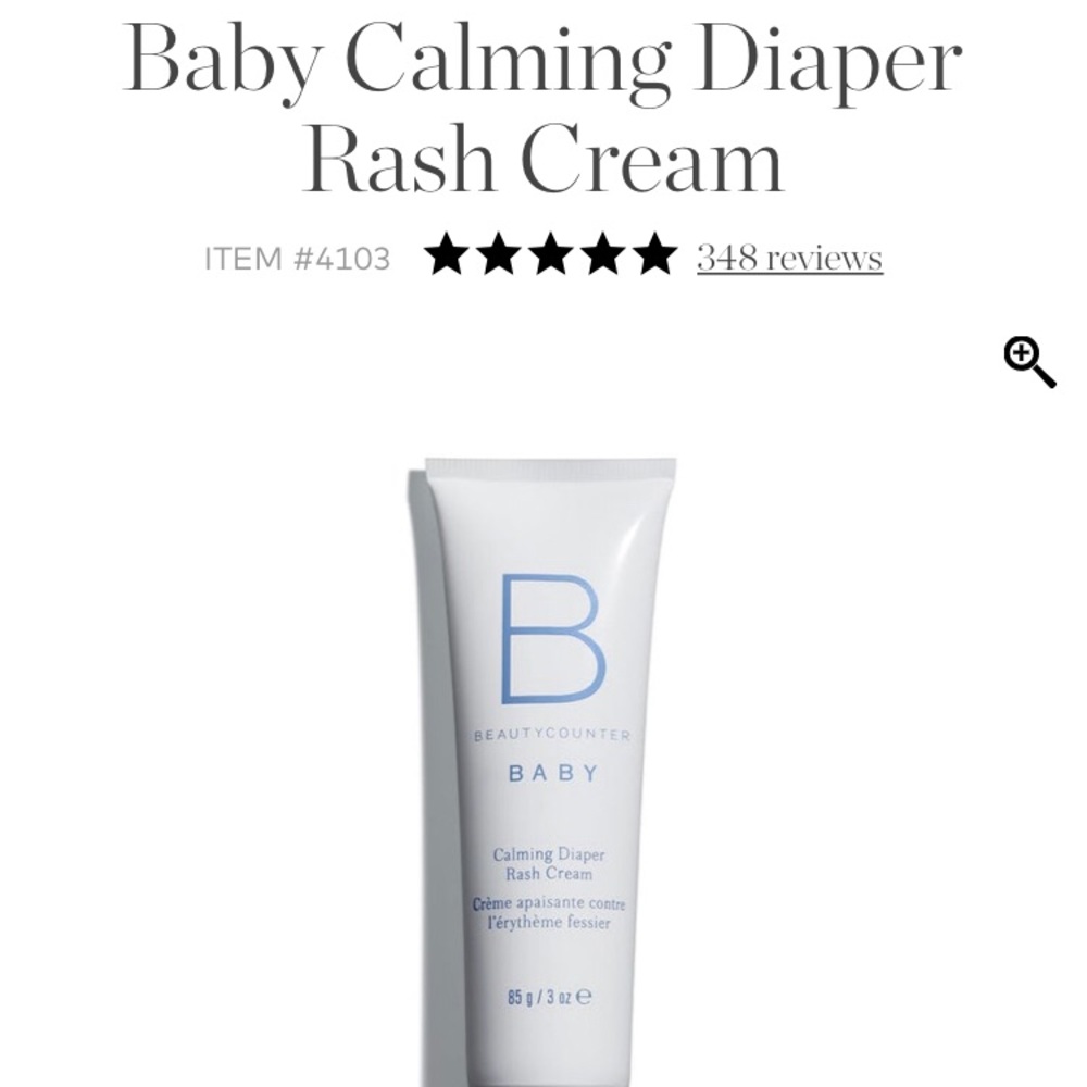 Beautycounter diaper rash cream